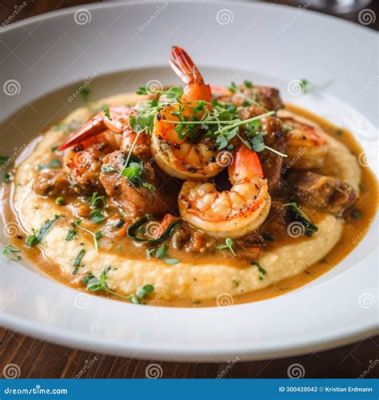  Shrimp and Grits: Een rijke culinaire beleving met romige texturen en hartige smaken!